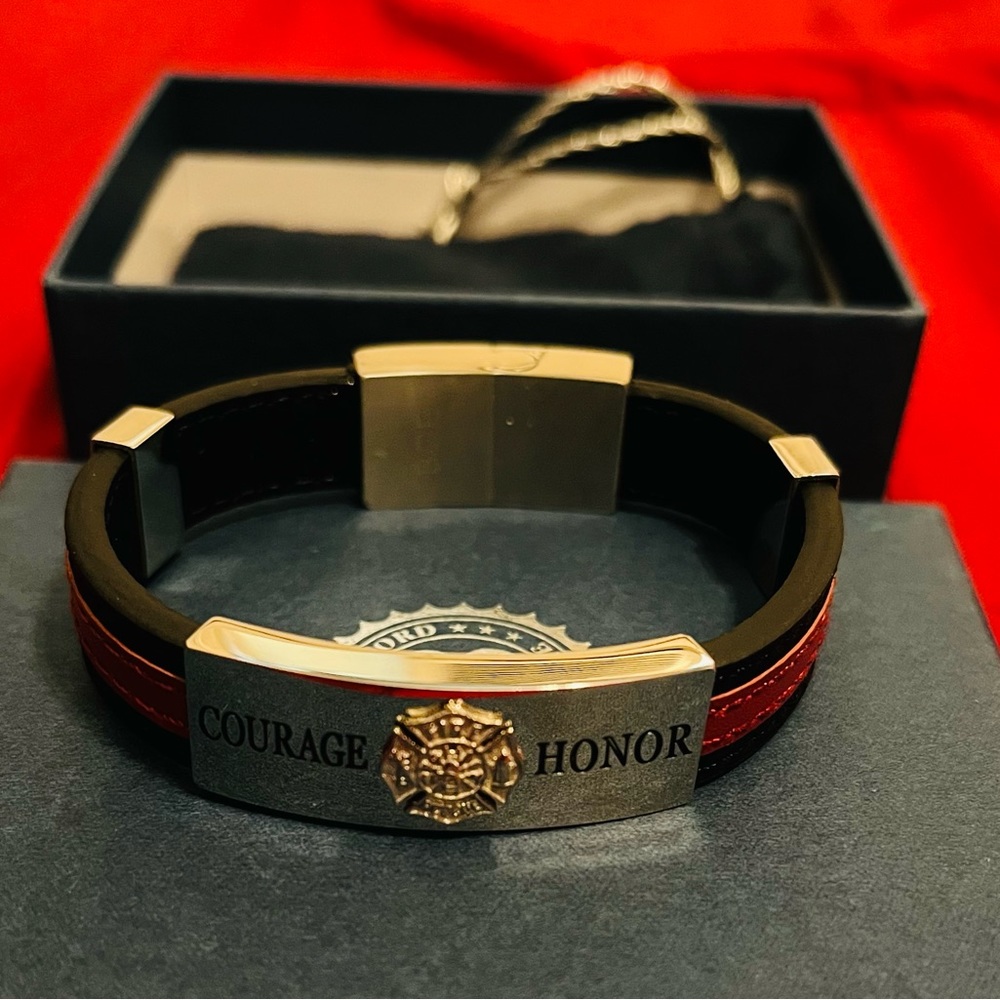 Bradford Exchange Firefighter Bracelet.